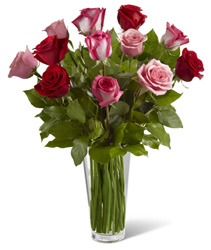 Valentine True Romance Vase -A local Pittsburgh florist for flowers in Pittsburgh. PA